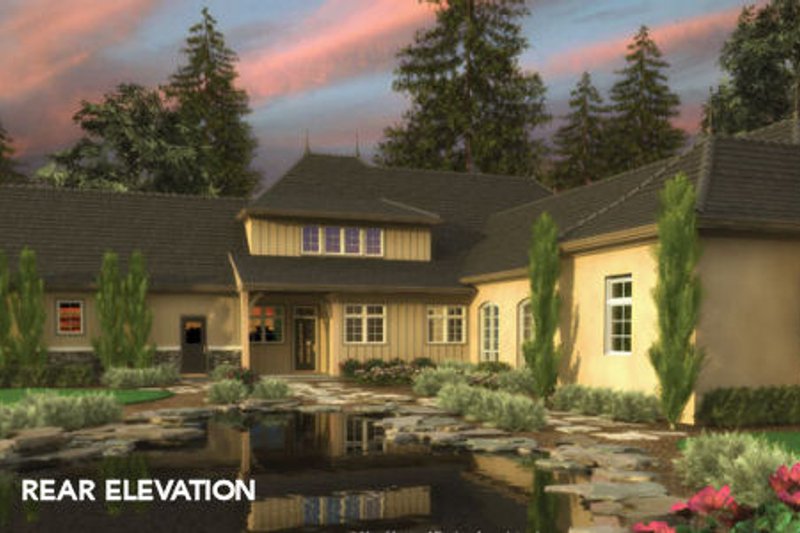 Home Plan - Exterior - Other Elevation for European House Plan #48-363 - 5 bed, 4.5 bath