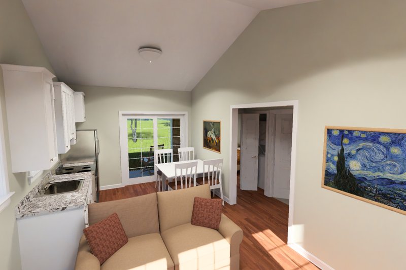 House Blueprint - Interior - Kitchen 1 for Cottage House Plan #513-2450 - 2 bed, 1 bath