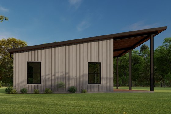 Exterior - Other Elevation 5 for Barndominium House Plan #1092-46 - 2 bed, 2 bath