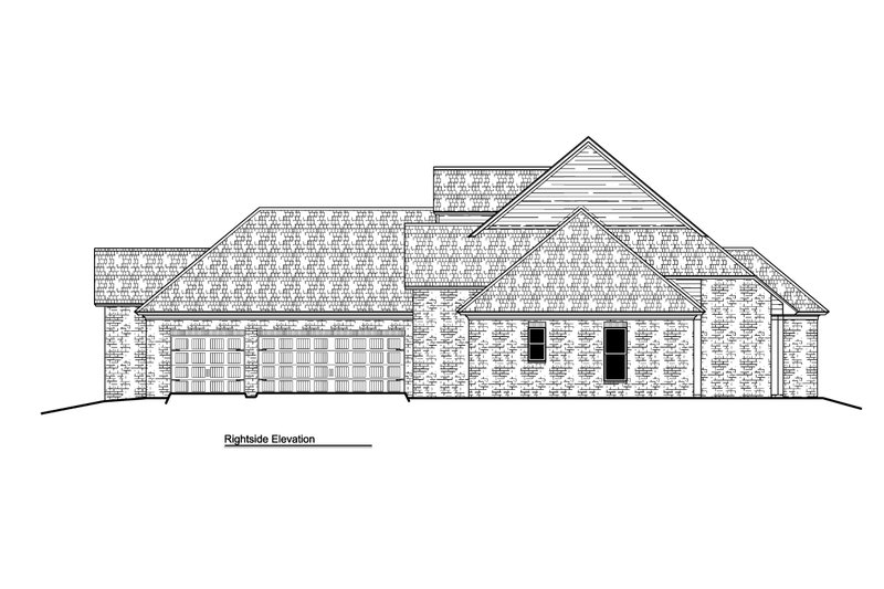House Blueprint - Exterior - Other Elevation 1 for Traditional House Plan #1081-23 - 4 bed, 3 bath