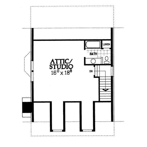 House Blueprint - Colonial Floor Plan - Other Floor Plan #72-382