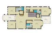 Beach Style House Plan - 5 Beds 5.5 Baths 4870 Sq/Ft Plan #548-56 