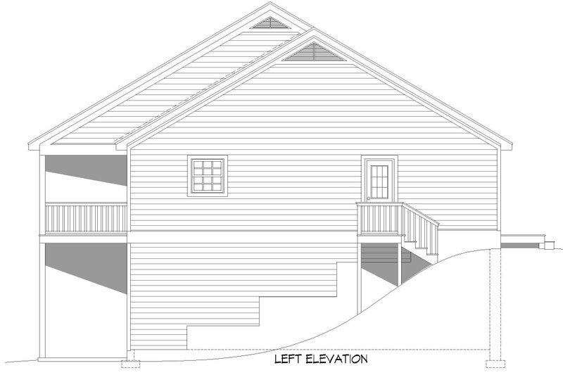 Architectural House Design - Exterior - Other Elevation for Farmhouse House Plan #932-549 - 3 bed, 2.5 bath