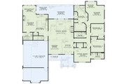 Craftsman Style House Plan - 4 Beds 3 Baths 2994 Sq/Ft Plan #17-2374 Floor 