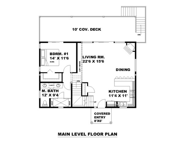 Dream House Plan - Farmhouse Floor Plan - Main Floor Plan #117-1013