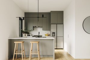 Interior - Kitchen for Bungalow House Plan #23-2787 - 2 bed, 1 bath