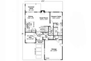 Modern Style House Plan - 3 Beds 2.5 Baths 2448 Sq/Ft Plan #124-1207 