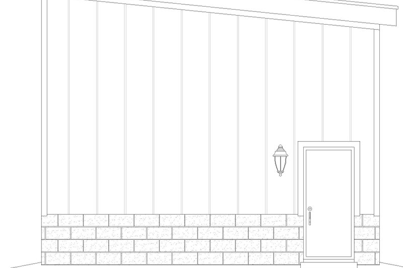 Home Plan - Exterior - Other Elevation 1 for Modern House Plan #932-770, 0 bath
