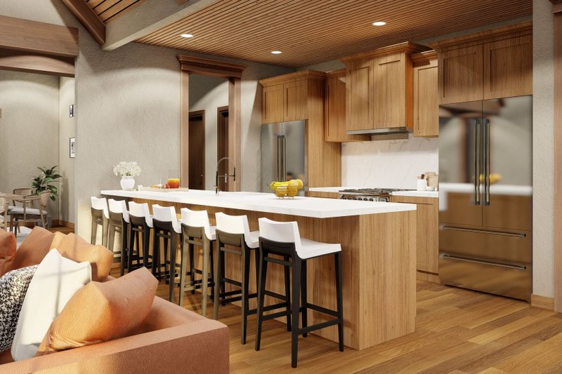 Architectural House Design - Interior - Kitchen 1 for Craftsman House Plan #923-342 - 4 bed, 3.5 bath