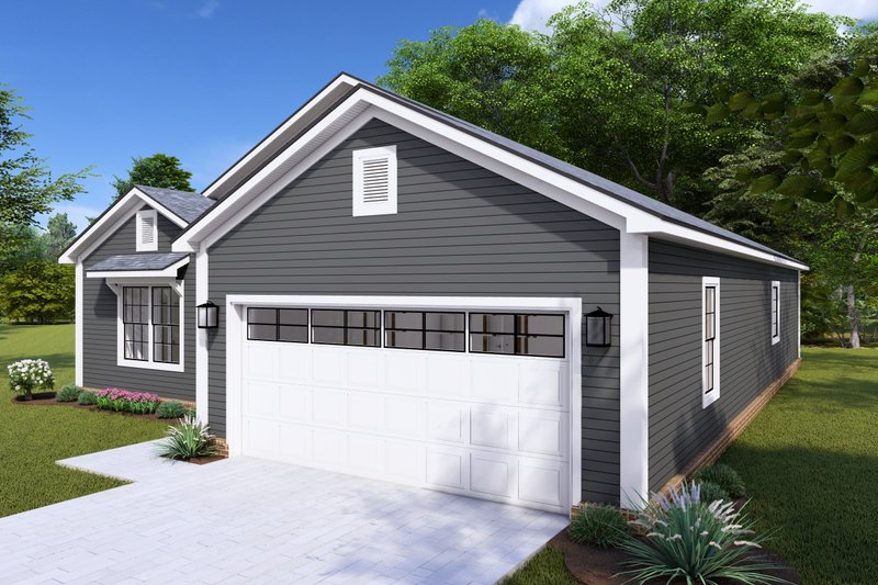 Architectural House Design - Exterior - Other Elevation for Cottage House Plan #513-2240 - 3 bed, 2 bath