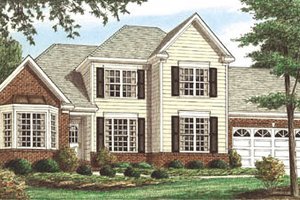 Traditional Exterior - Front Elevation Plan #34-130