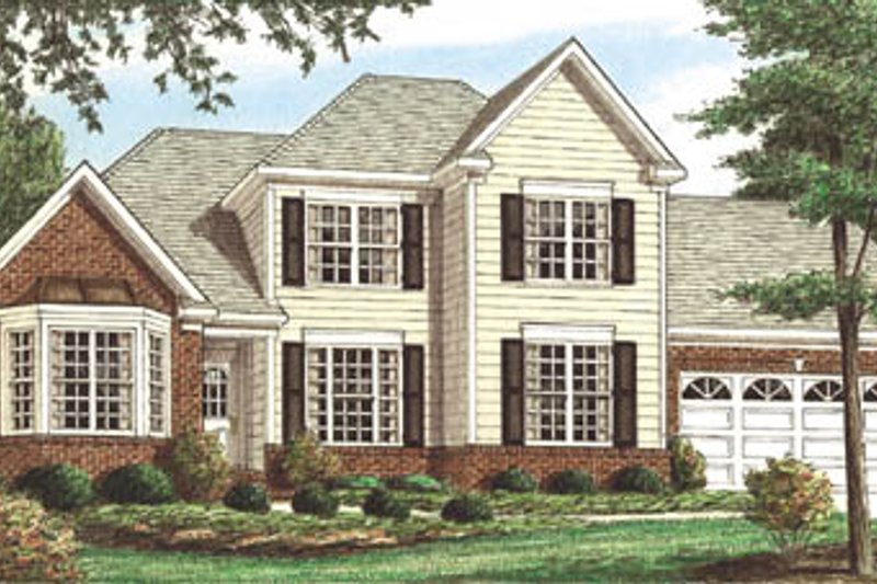 Traditional Style House Plan - 3 Beds 2.5 Baths 1974 Sq/Ft Plan #34-130