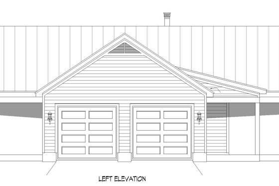 Exterior - Other Elevation for Country House Plan #932-836 - 2 bed, 2 bath