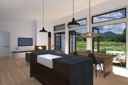 Farmhouse Style House Plan - 3 Beds 2 Baths 1430 Sq/Ft Plan #933-18 