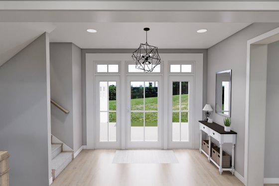 Interior - Entry for Craftsman House Plan #51-1300 - 3 bed, 3.5 bath