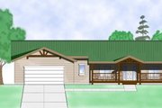 Ranch Style House Plan - 3 Beds 2.5 Baths 2042 Sq/Ft Plan #5-122 