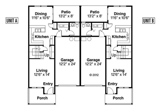 Floor Plan - Main Floor for Traditional House Plan #124-813 - 6 bed, 3 bath