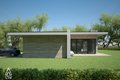 Modern Style House Plan - 3 Beds 2 Baths 1716 Sq/Ft Plan #552-4 Exterior - Other Elevation