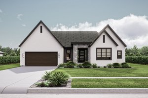 Modern Exterior - Front Elevation Plan #455-444