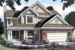 Traditional Exterior - Front Elevation Plan #312-132