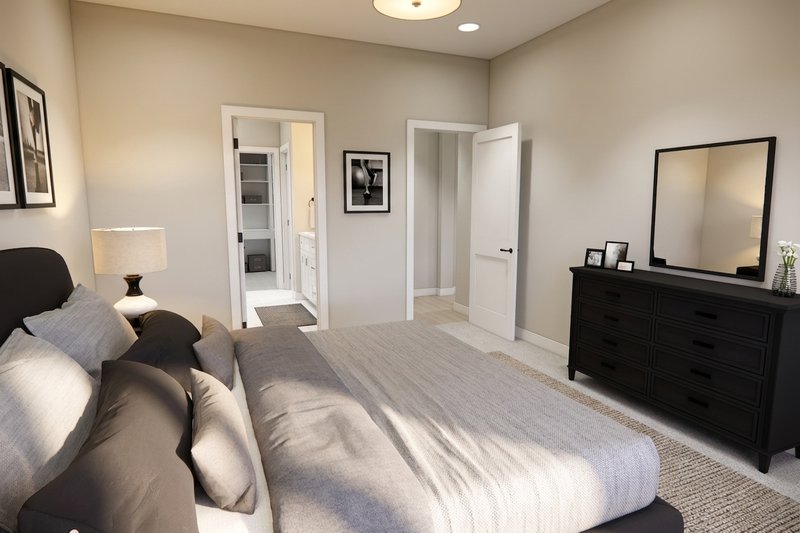 House Plan Design - Interior - Master Bedroom for Craftsman House Plan #51-1531 - 3 bed, 2 bath