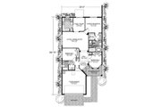 Mediterranean Style House Plan - 3 Beds 2 Baths 1552 Sq/Ft Plan #420-206 