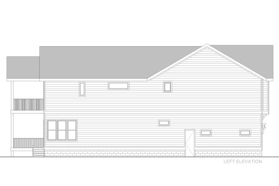 Exterior - Other Elevation 1 for Farmhouse House Plan #1085-5 - 3 bed, 3.5 bath
