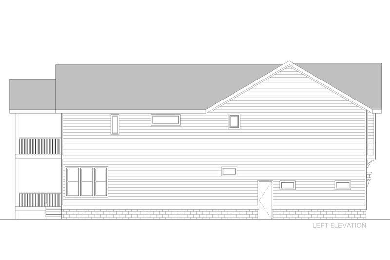 Dream House Plan - Exterior - Other Elevation 1 for Farmhouse House Plan #1085-5 - 3 bed, 3.5 bath