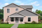 Colonial Style House Plan - 3 Beds 2.5 Baths 1584 Sq/Ft Plan #1058-212 