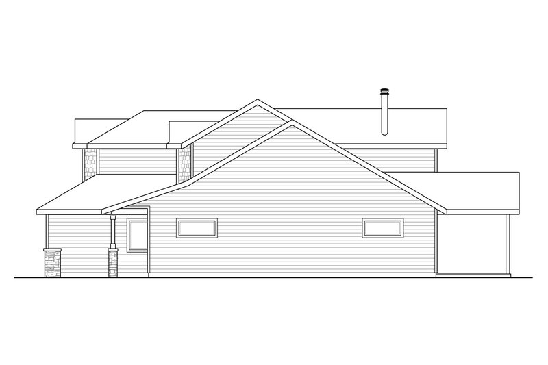 House Plan Design - Exterior - Other Elevation 1 for Traditional House Plan #124-1190 - 3 bed, 2.5 bath