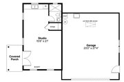 Traditional Style House Plan - 0 Beds 1 Baths 1122 Sq/Ft Plan #124-1051 