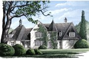 European Style House Plan - 4 Beds 3 Baths 3426 Sq/Ft Plan #137-226 