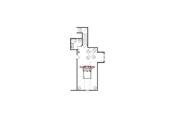 Floor Plan - Other Floor for Traditional House Plan #63-358 - 4 bed, 3 bath