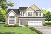 Traditional Style House Plan - 4 Beds 2.5 Baths 2297 Sq/Ft Plan #50-245 