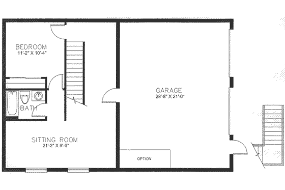 Floor Plan - Lower Floor House Plan #115-163 - 5 bed, 4.5 bath