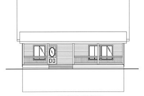 Exterior - Other Elevation for Traditional House Plan #117-544 - 2 bed, 2.5 bath