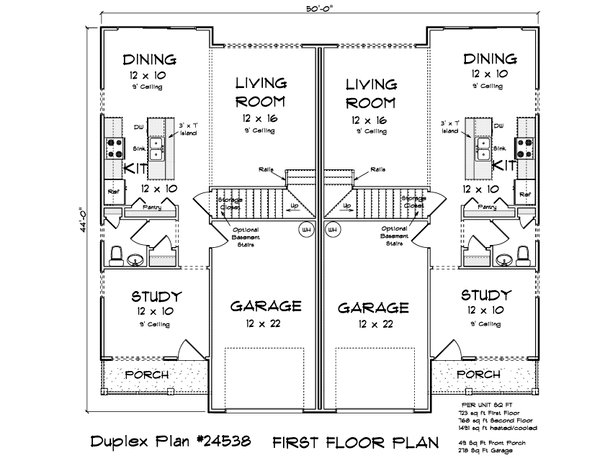 House Plan Design - Cottage Floor Plan - Main Floor Plan #513-2331