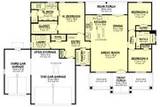 Craftsman Style House Plan - 3 Beds 2.5 Baths 1698 Sq/Ft Plan #430-391 