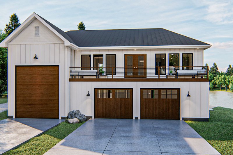 Barndominium Style House Plan - 2 Beds 1.5 Baths 1604 Sq/Ft Plan #455-266