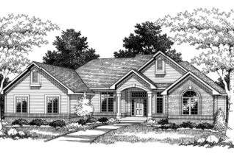 Dream House Plan - Traditional Exterior - Front Elevation Plan #70-759