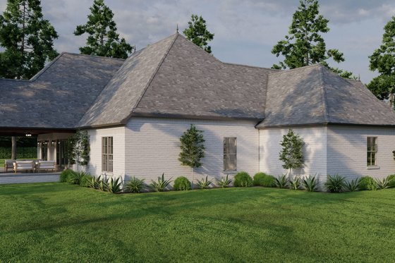 Exterior - Other Elevation 2 for European House Plan #17-3369 - 3 bed, 2.5 bath