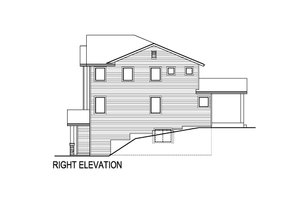 Exterior - Other Elevation 1 for Traditional House Plan #569-100 - 5 bed, 4 bath