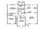 Southern Style House Plan - 3 Beds 2 Baths 1067 Sq/Ft Plan #81-124 