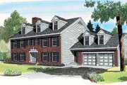 Colonial Style House Plan - 3 Beds 2.5 Baths 3107 Sq/Ft Plan #312-579 