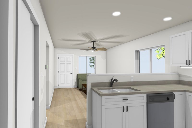 House Design - Interior - Other for Modern House Plan #1099-8 - 2 bed, 2 bath