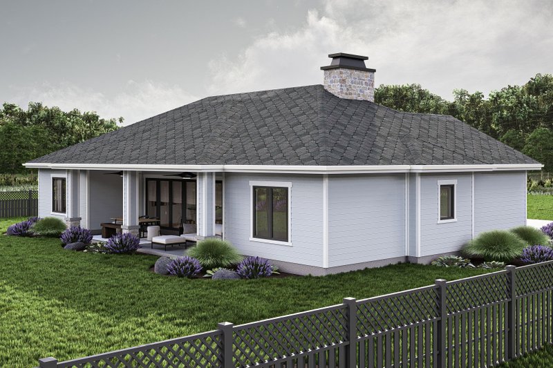Architectural House Design - Exterior - Other Elevation 1 for Traditional House Plan #455-436 - 3 bed, 2 bath