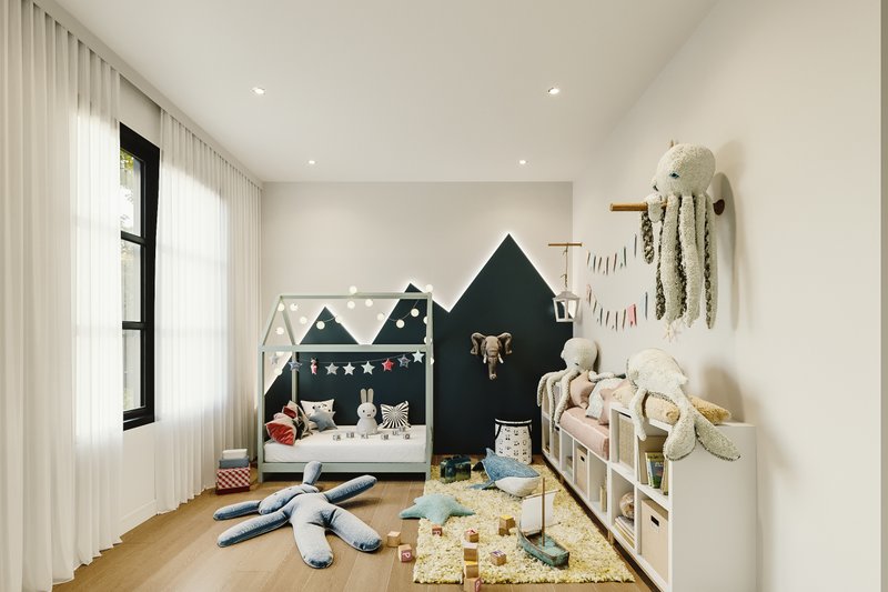 Dream House Plan - Interior - Bedroom for Modern House Plan #23-2762 - 4 bed, 2 bath