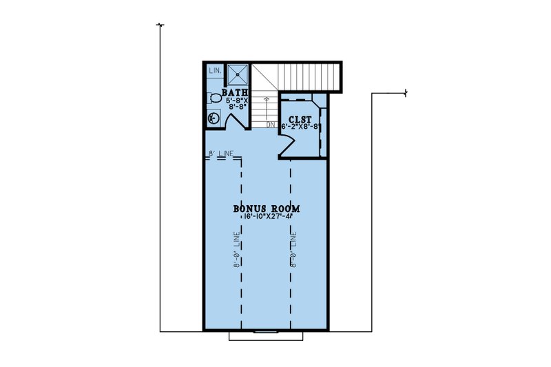 Home Plan - Floor Plan - Upper Floor for Traditional House Plan #923-266 - 3 bed, 2 bath