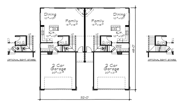 Home Plan - Traditional Floor Plan - Main Floor Plan #20-2110