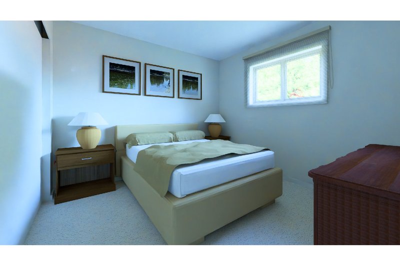 Dream House Plan - Interior - Master Bedroom for Cottage House Plan #126-140 - 2 bed, 1 bath